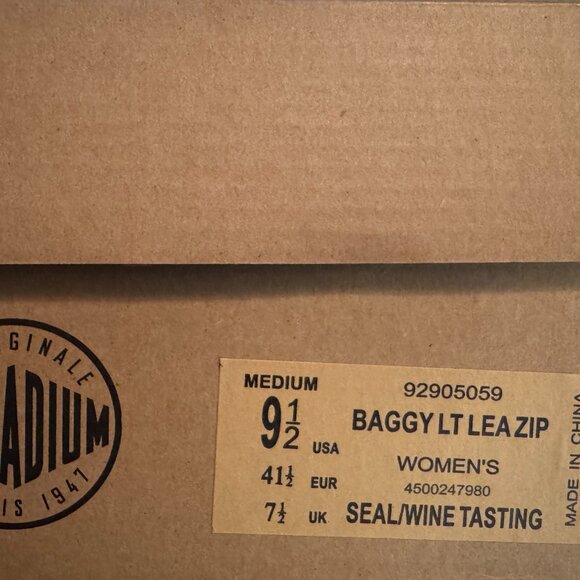 NWOT Palladium Baggy Leather/Canvas Fold Zip & Lace-up Seal Gray Hiking Boot 9.5 - Picture 13 of 13